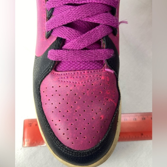 Kids Nike Air Jordon 1 Flight Fuchsia Flash High Top size 5Y  (kids) Pre-owned - Picture 3 of 14